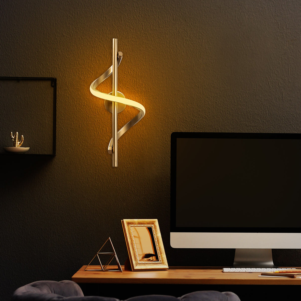 Wall lamps - Wall lamp Gold Metal Opulent - Dimehouse