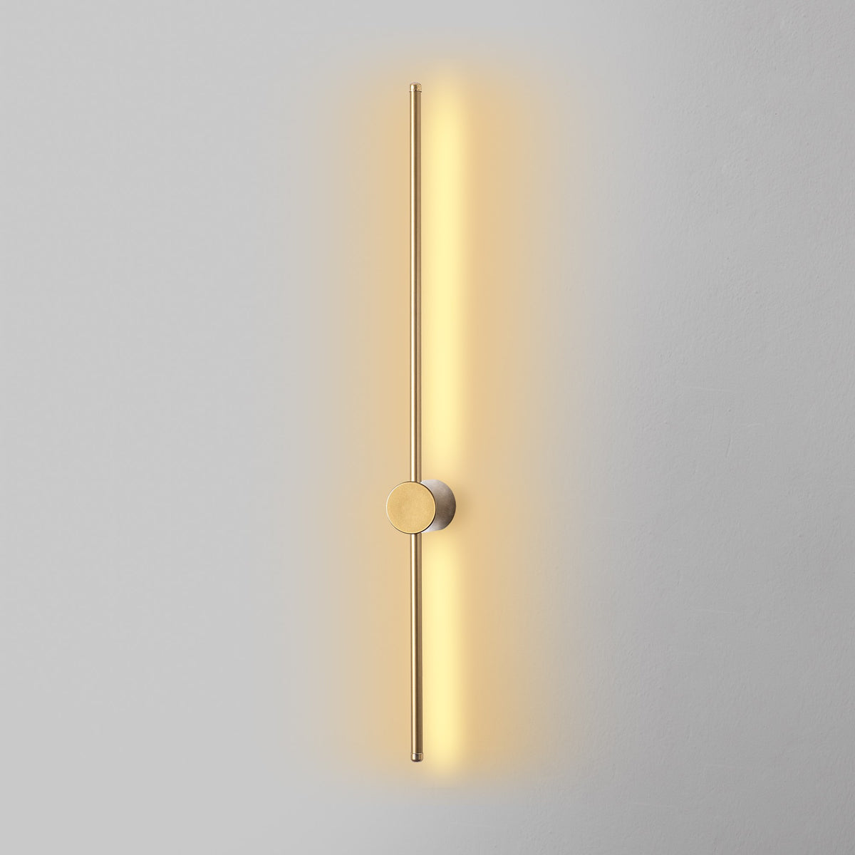 Wall lamps - Wall lamp Gold 91 cm Metal Vortex - Dimehouse