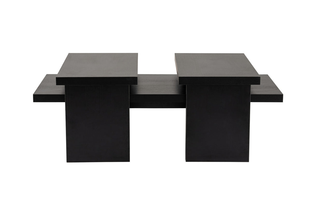 Coffee tables - Coffee table Black Melamine Rebellion - Dimehouse