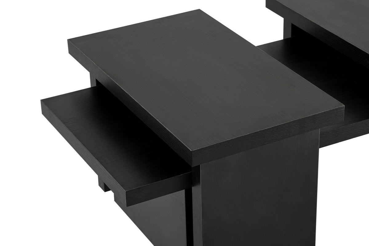 Coffee tables - Coffee table Black Melamine Rebellion - Dimehouse
