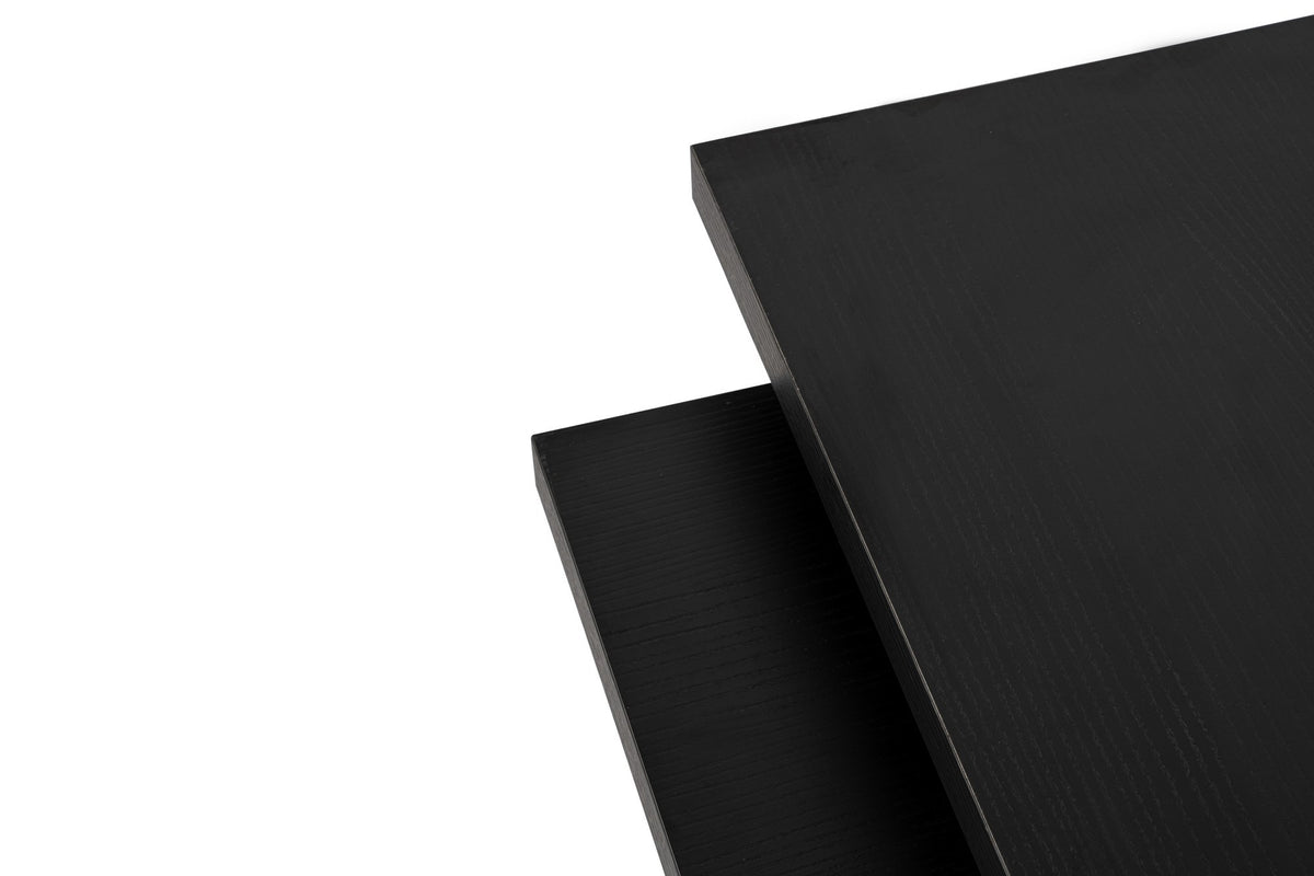 Coffee tables - Coffee table Black Melamine Rebellion - Dimehouse