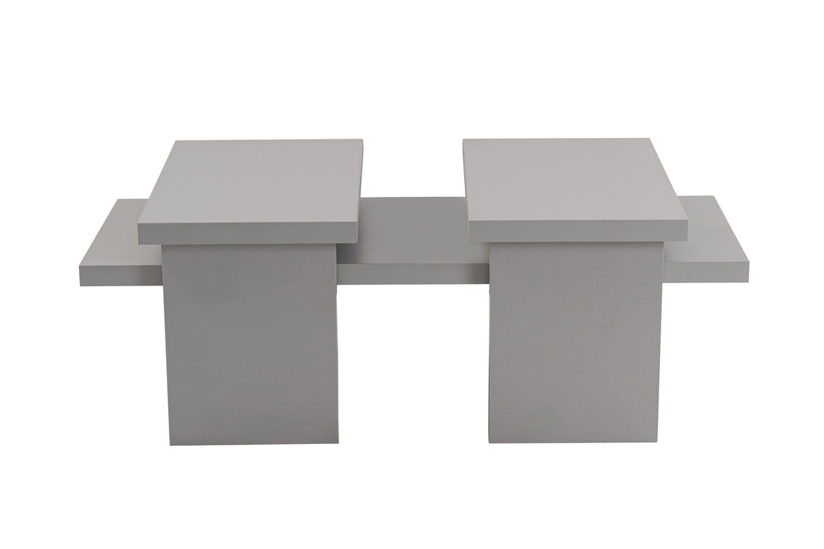 Coffee tables - Coffee table Gray Melamine Rebellion - Dimehouse