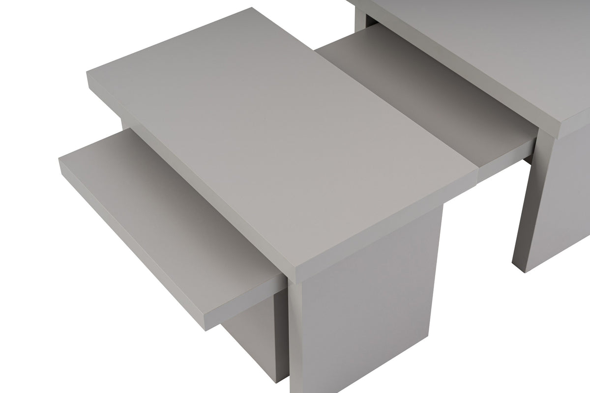 Coffee tables - Coffee table Gray Melamine Rebellion - Dimehouse