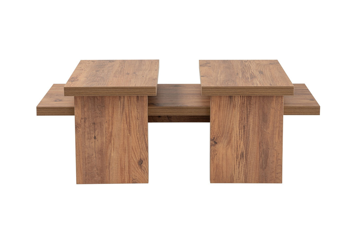 Coffee tables - Coffee table Natural Pine Look Melamine Rebellion - Dimehouse