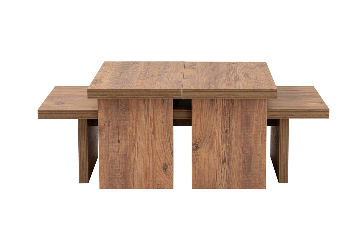 Coffee tables - Coffee table Natural Pine Look Melamine Rebellion - Dimehouse