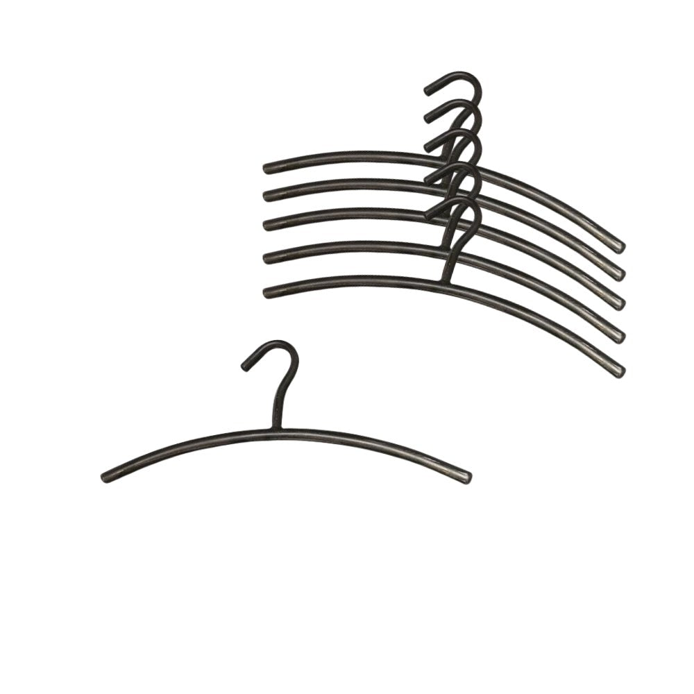 Coat Racks - Wardrobe Hanger Set of 6 Metal Black - Dimehouse