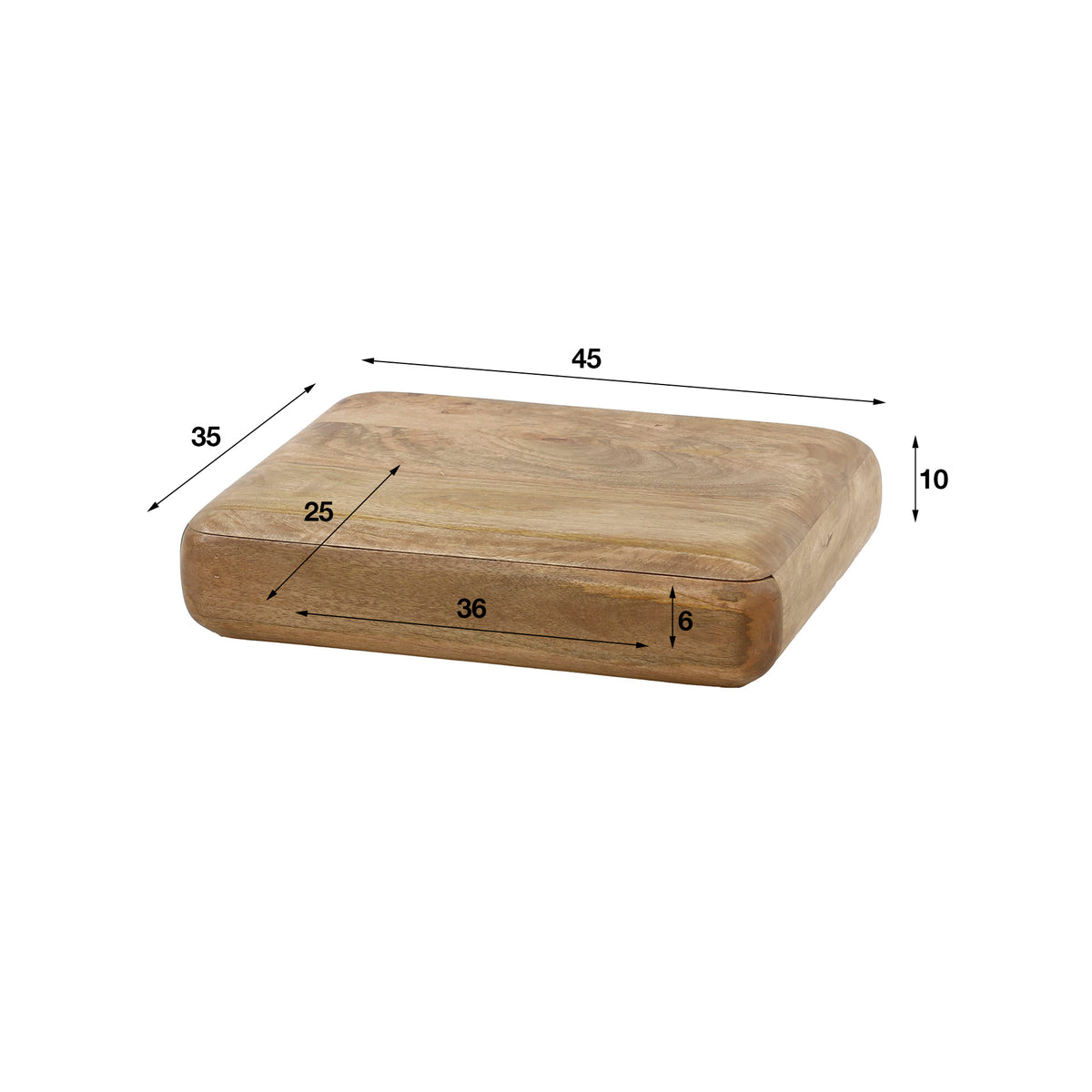 Bedside tables - Kacie nightstand Mango wood sand color - Dimehouse