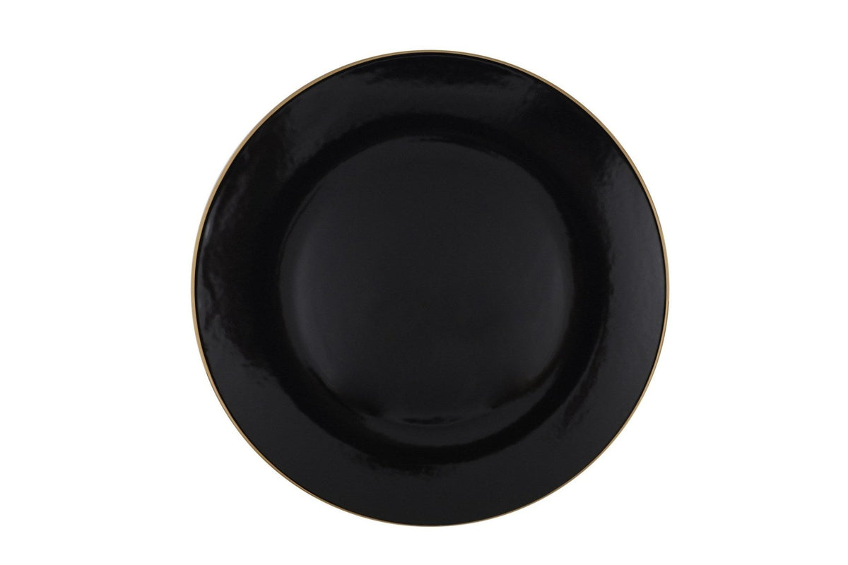 TY040424F650A841600MAET600 Black Gold 100% CERAMIC STONEWARE 27 cm wide
