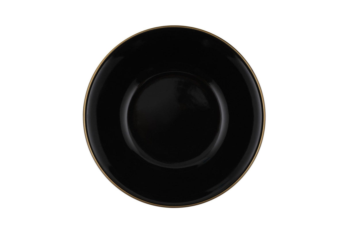 TY040424F650A841600MAET600 Black Gold 100% CERAMIC STONEWARE 27 cm wide