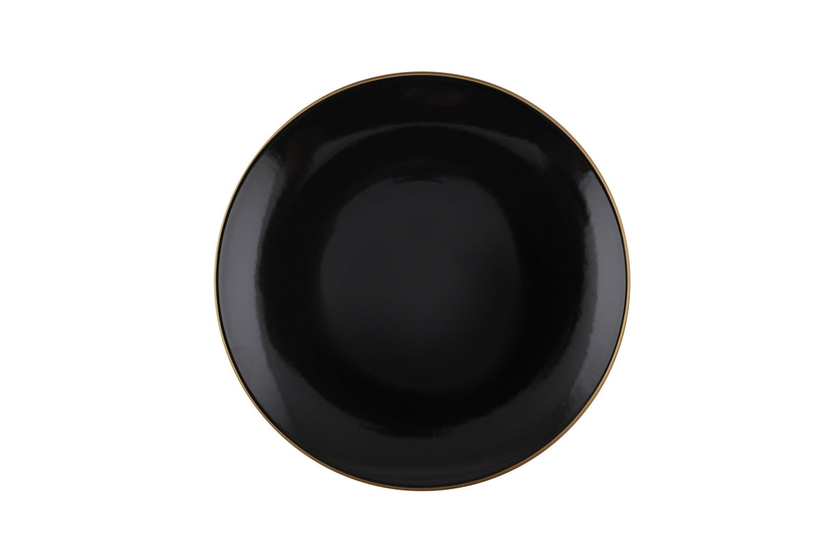TY040424F650A841600MAET600 Black Gold 100% CERAMIC STONEWARE 27 cm wide