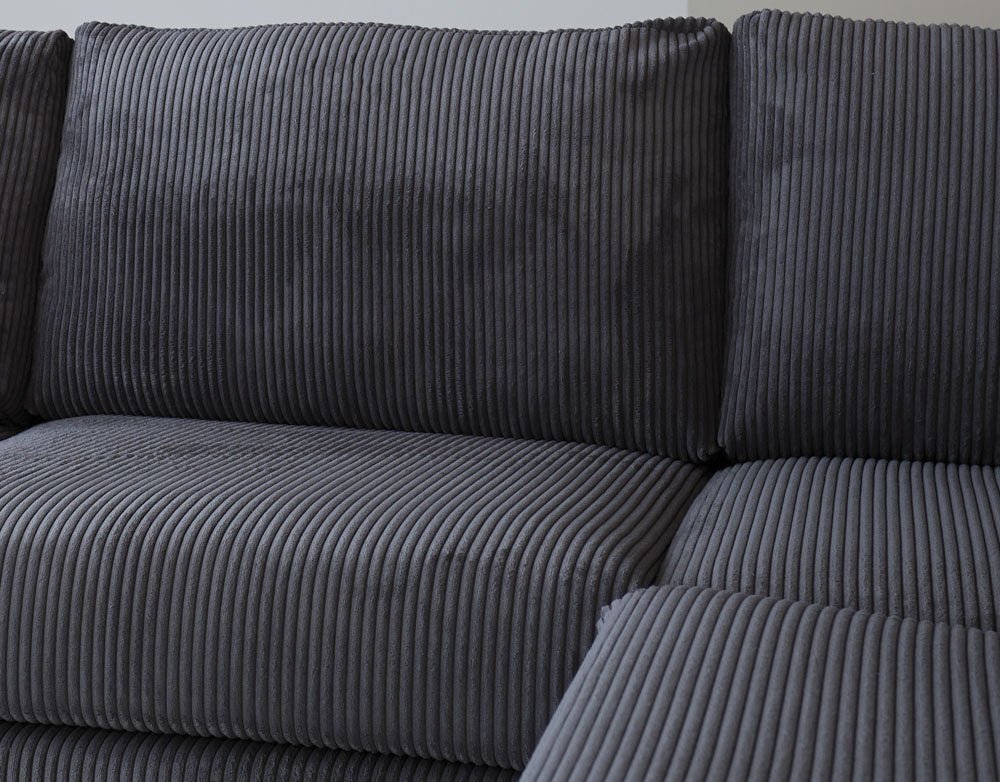 Sofa Gabi DeGeBe Anthracite Fabric Atmospheric photo detail