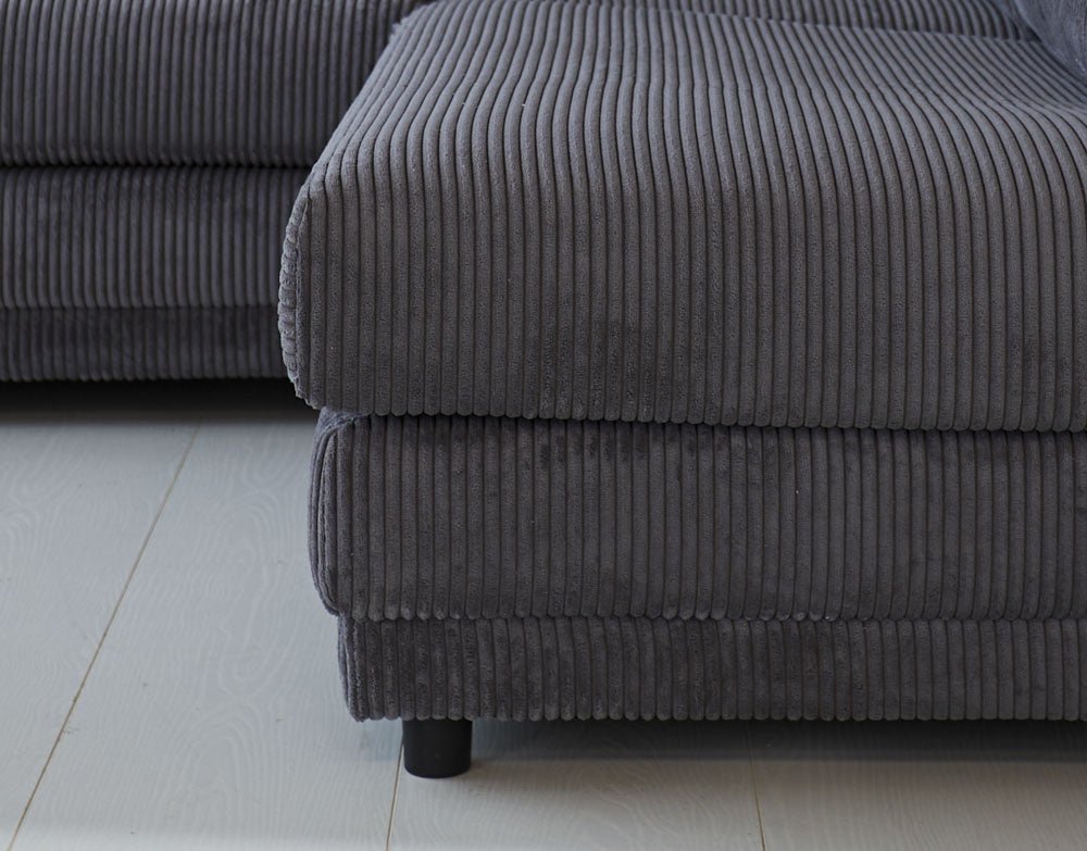 Sofa Gabi DeGeBe Anthracite Fabric Atmospheric photo detail