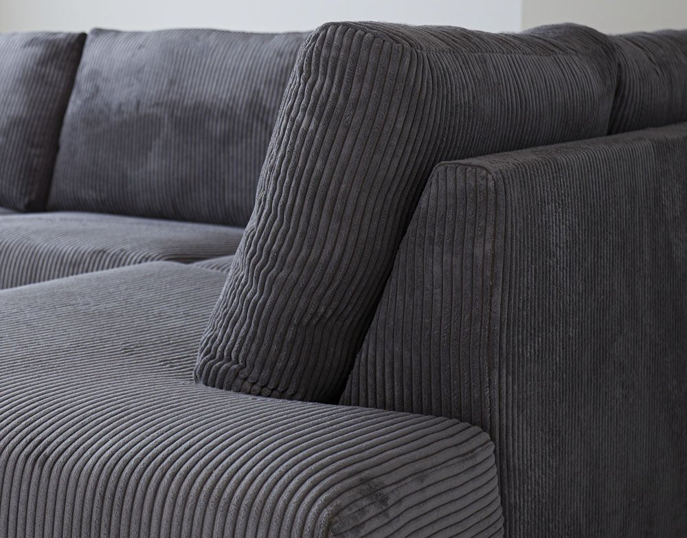 Sofa Gabi DeGeBe Anthracite Fabric Atmospheric photo detail