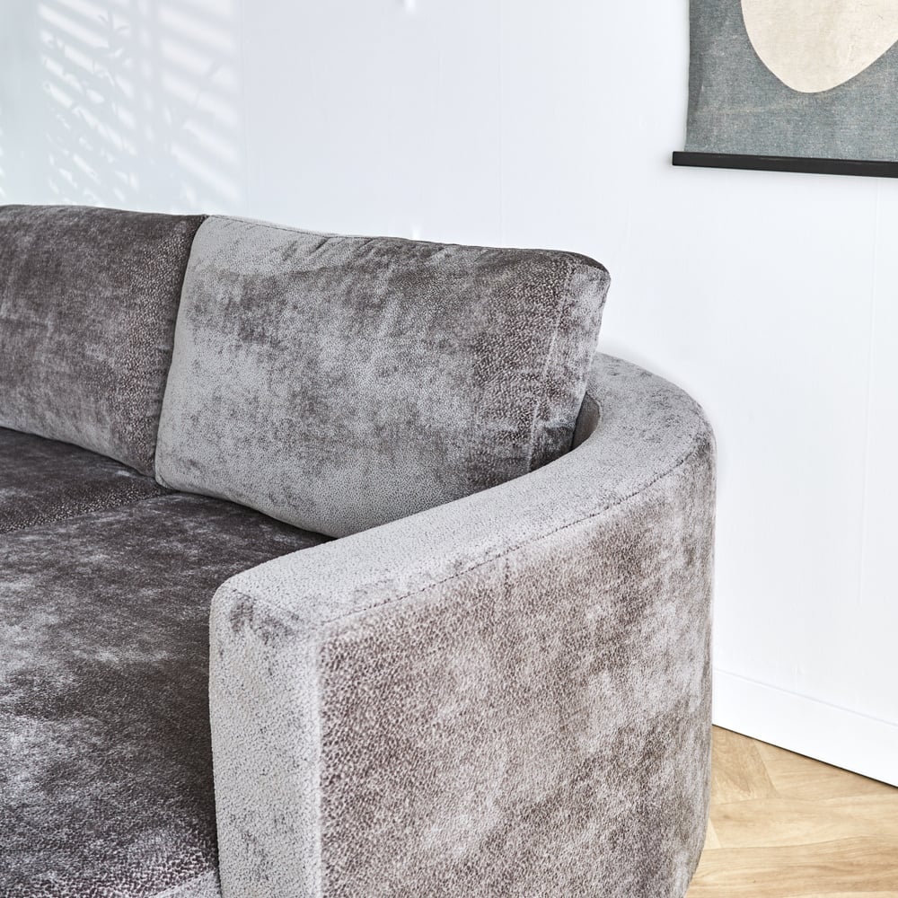 Sofa Bella Dimehouse Gray LxWxH 138x98x55 Fabric Atmospheric photo detail