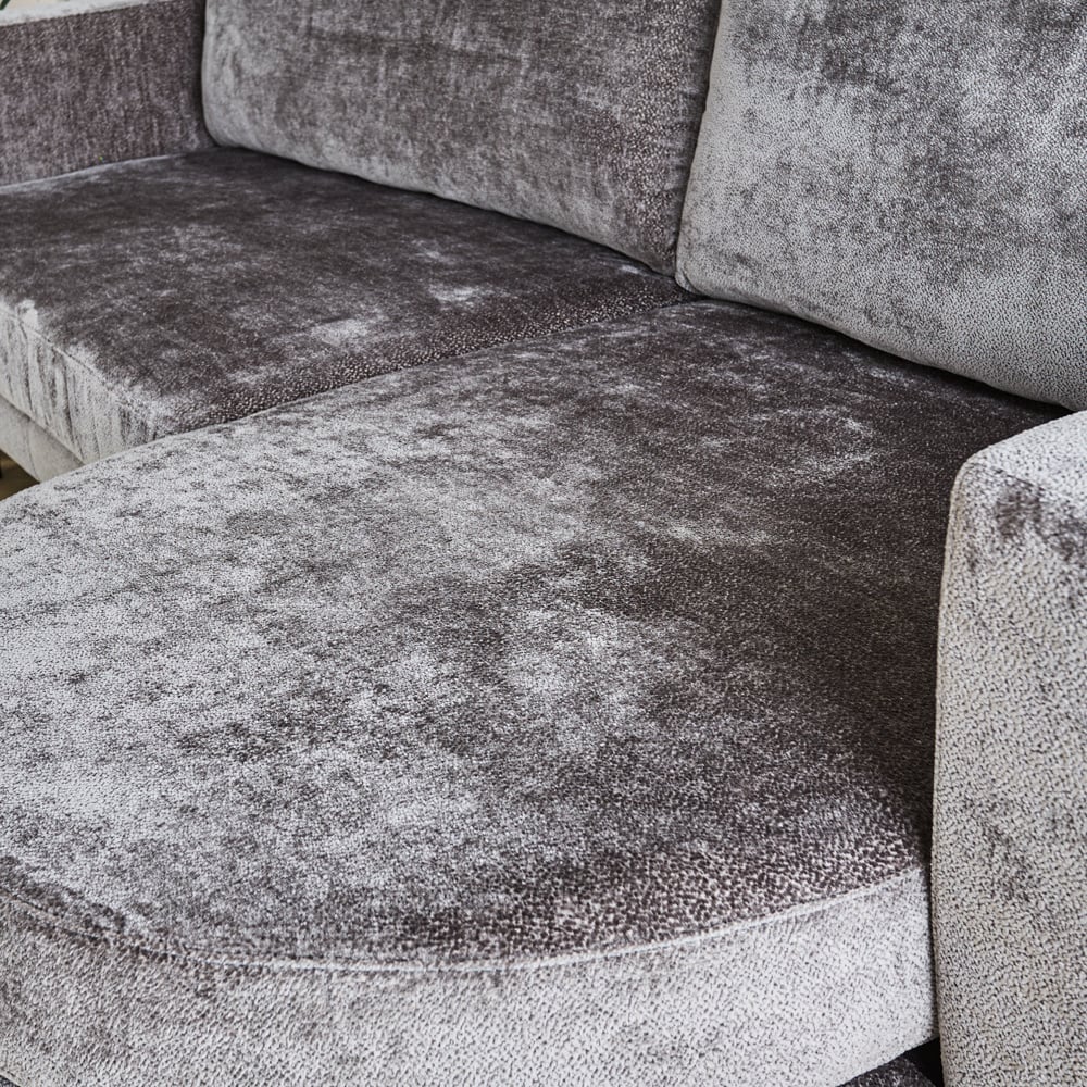 Sofa Bella Dimehouse Gray LxWxH 138x98x55 Fabric Atmospheric photo color sample