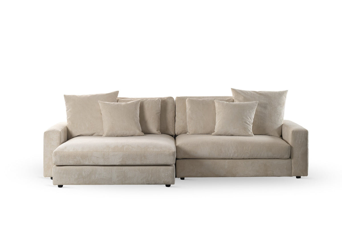 Sofa Kaia DH Interior Beige White photo front view