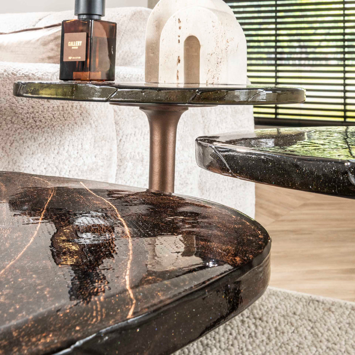 Side tables - Side table Aurum Antique Copper 55 cm - Dimehouse