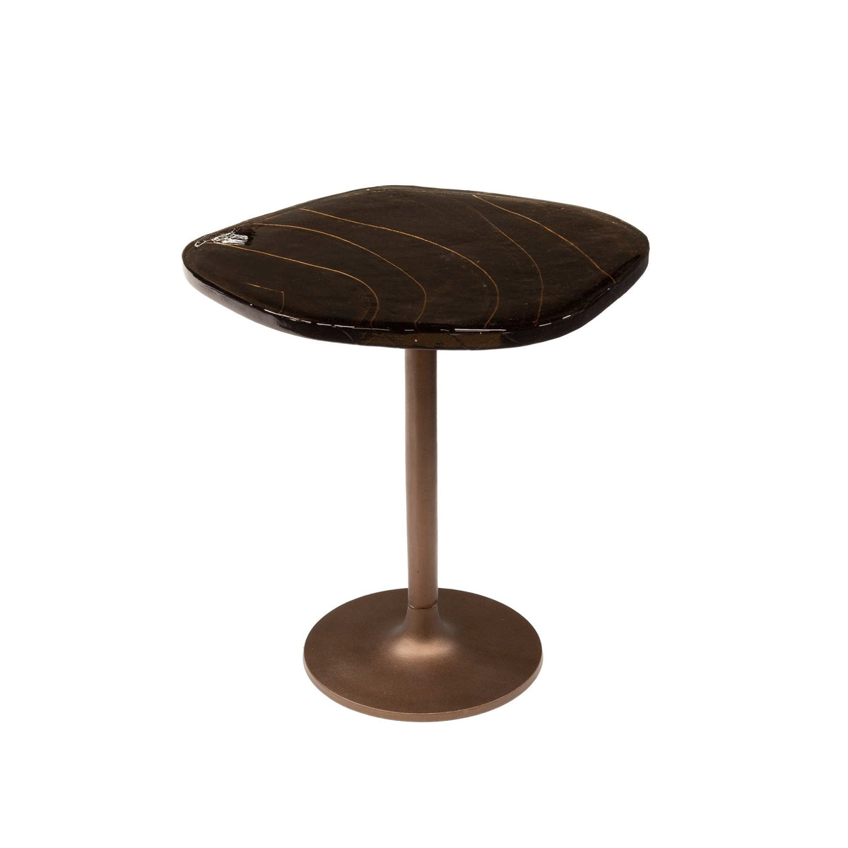 Side tables - Side table Aurum Antique Copper 50 cm - Dimehouse
