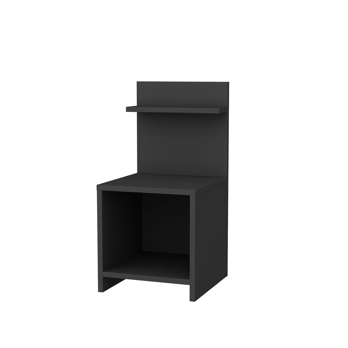 Ullman side cabinet anthracite 72 cm Melamine coated furniture panel