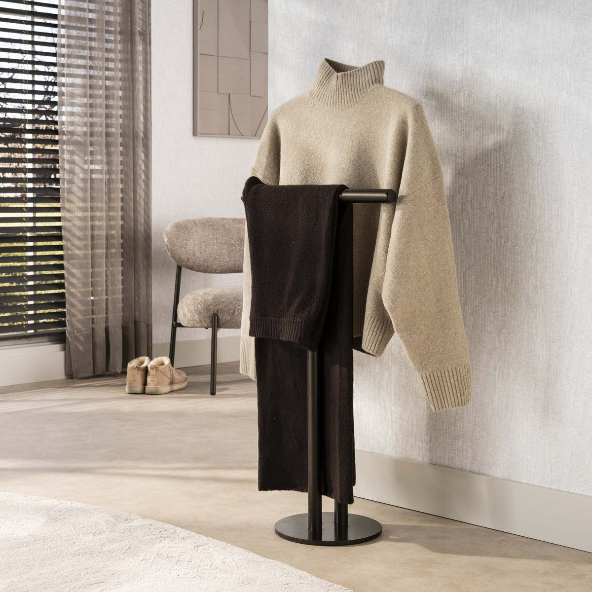 Coat racks - Senna Standing Coat Rack Drift brown - Dimehouse