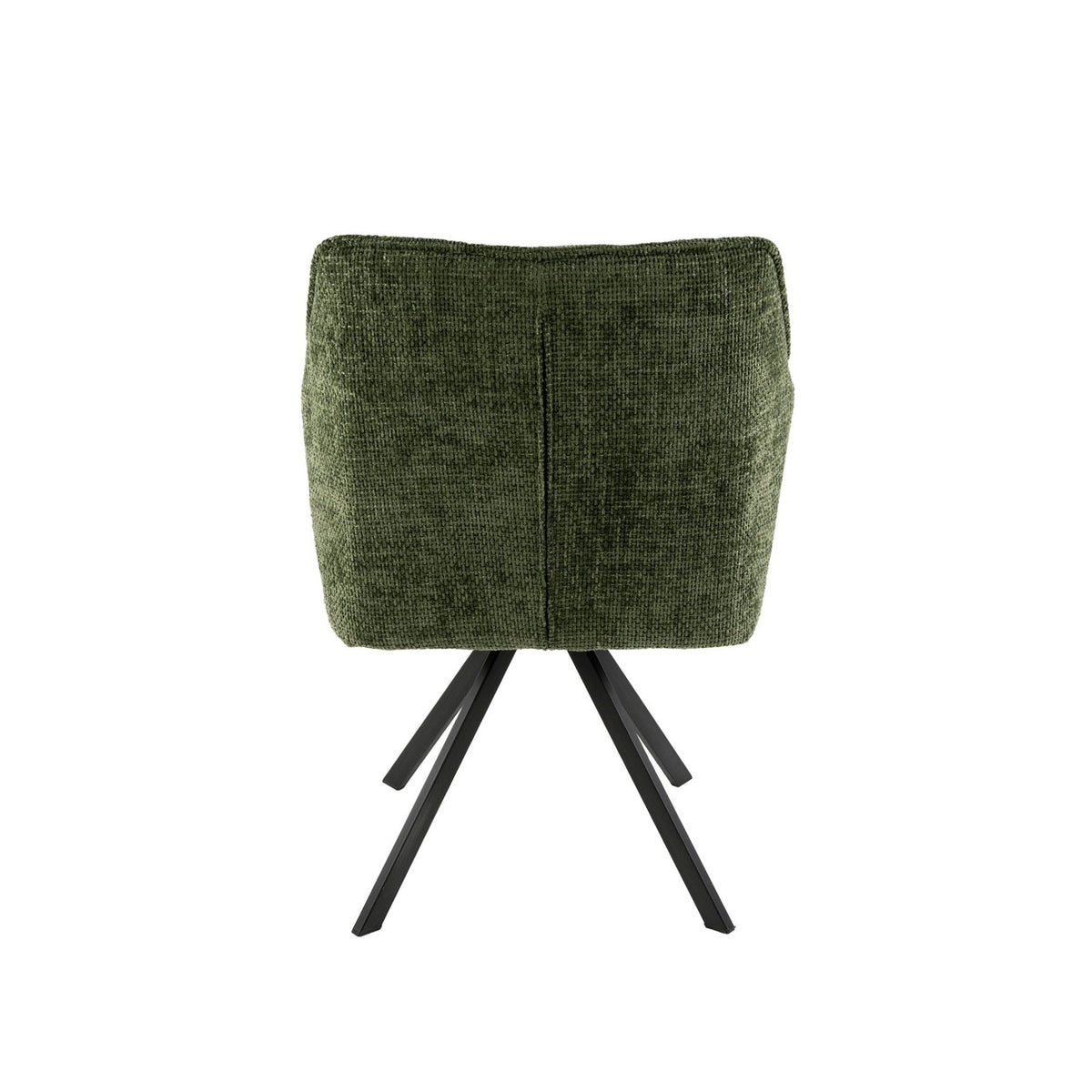 Dining room chairs - Dining room chair Lino Green Rotatable - Dimehouse