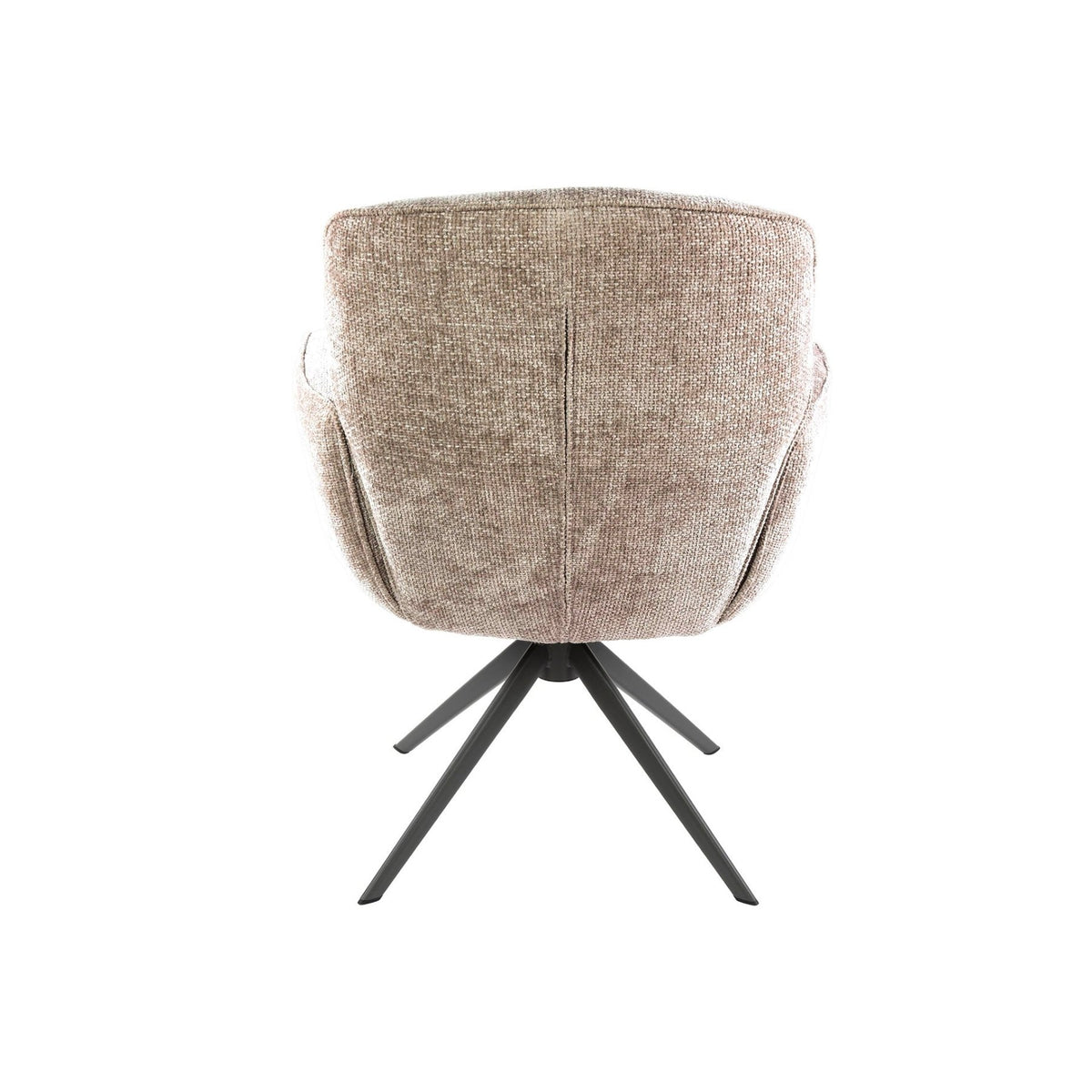 Dining room chairs - Set of 2 dining room chairs Savona swivel Hoven rich sand - Dimehouse