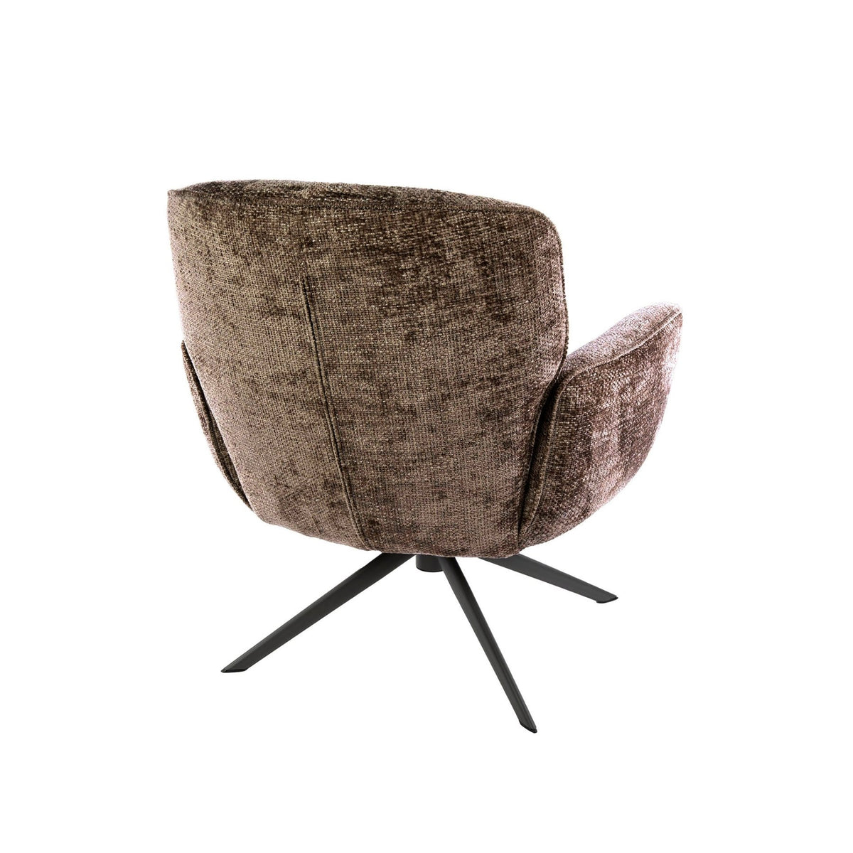 Armchairs - Savona swivel armchair Hoven Rich Fabric Champagne - Dimehouse
