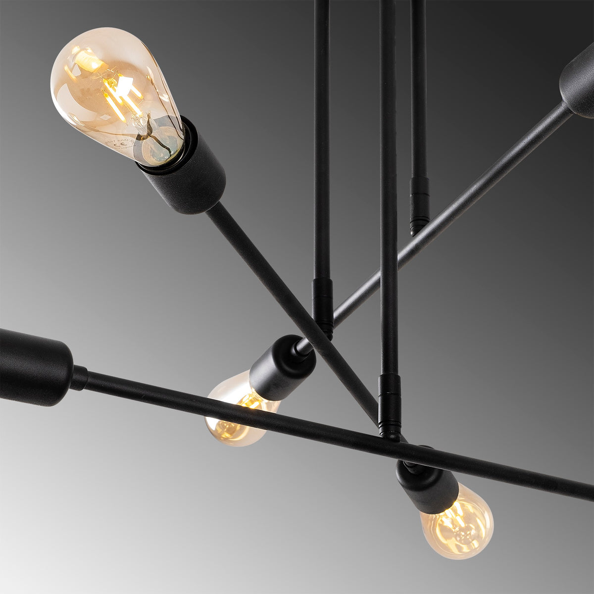 Hanging lamps - Hanging lamp Black Metal Topaz - Dimehouse