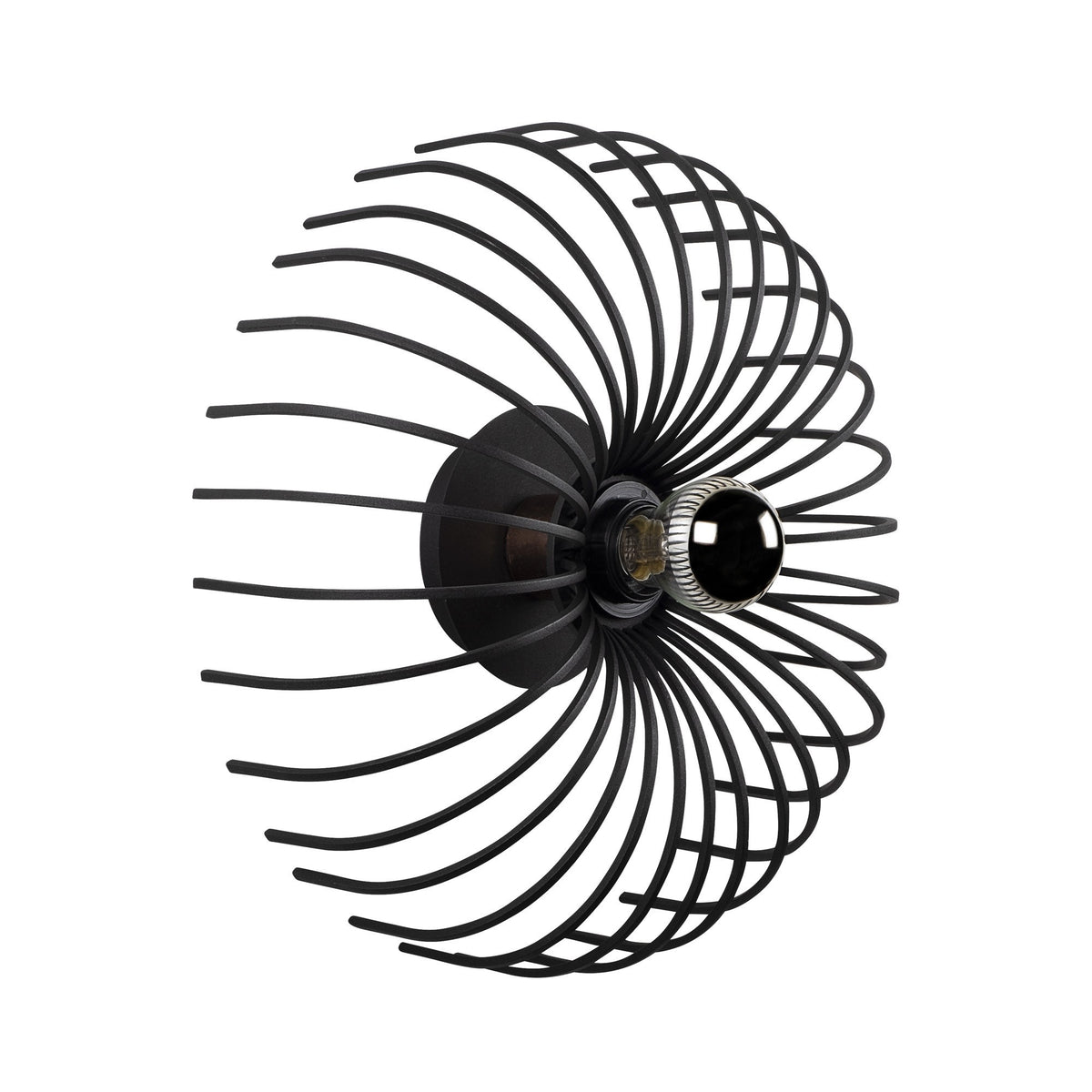 Wall lamps - Wall lamp Black Metal Poise - Dimehouse