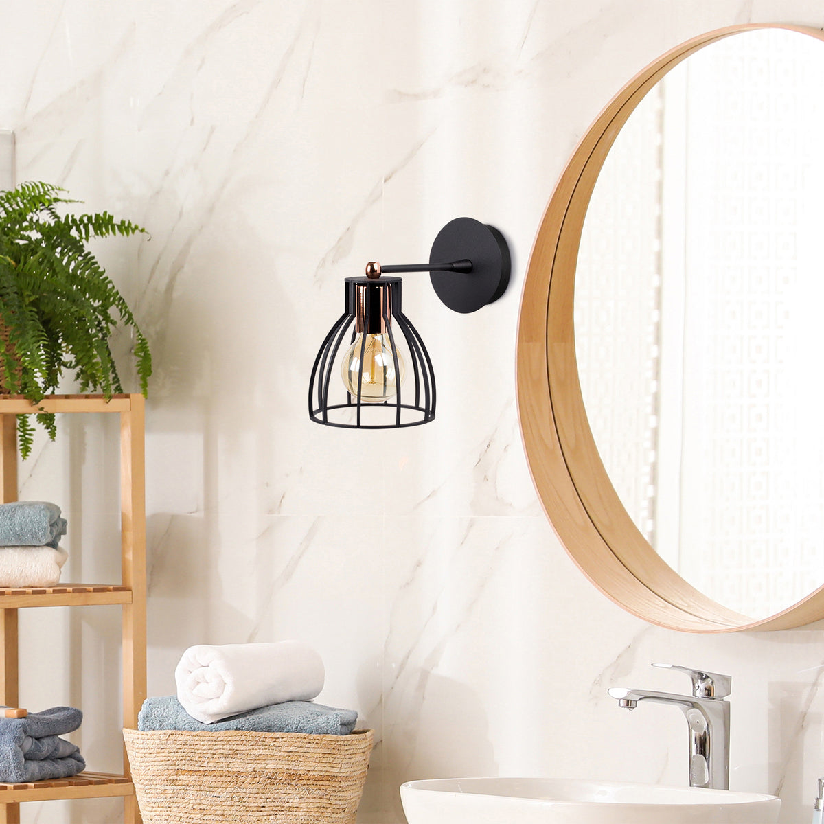 Wall lamps - Wall lamp Black Metal Delano - Dimehouse