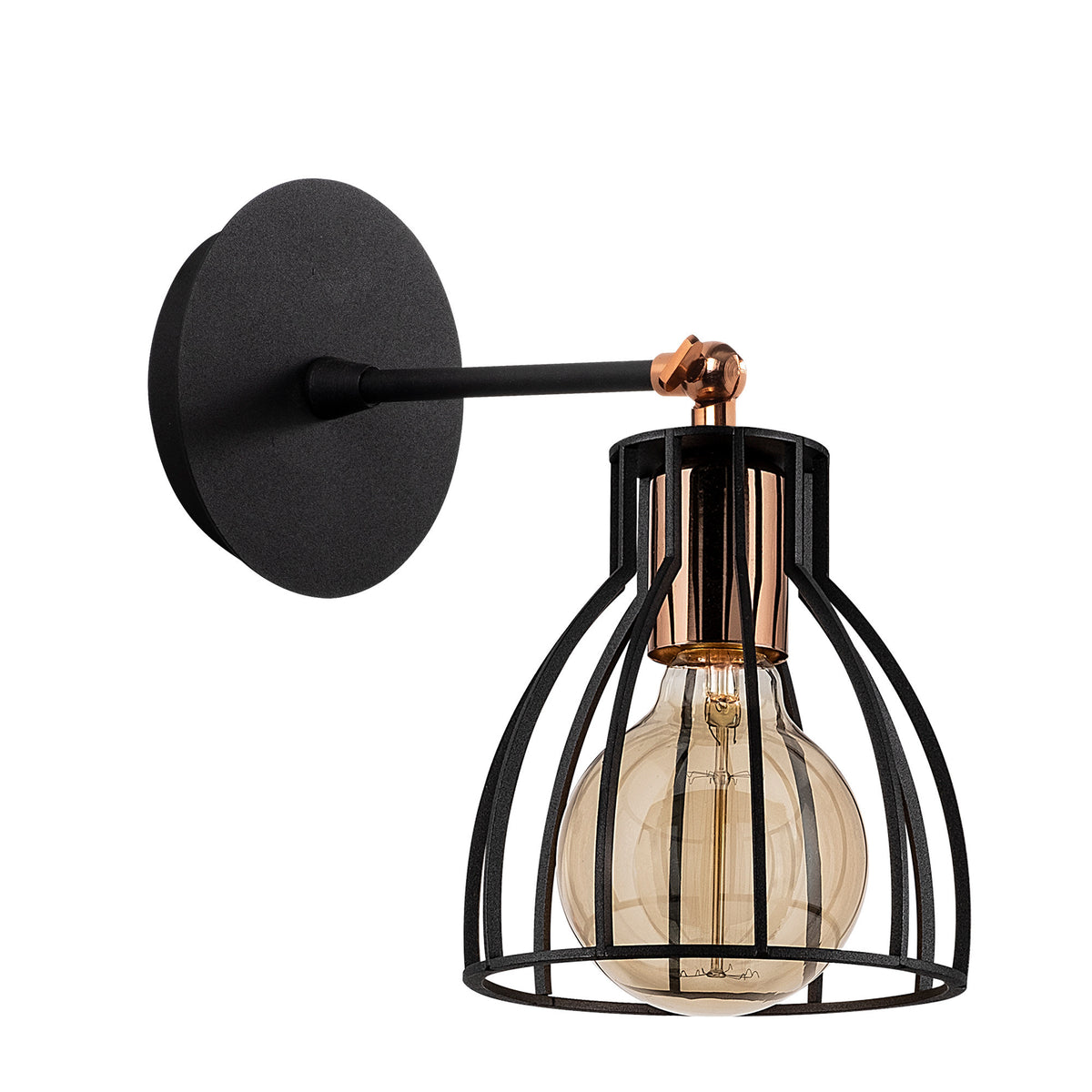 Wall lamps - Wall lamp Black Metal Delano - Dimehouse