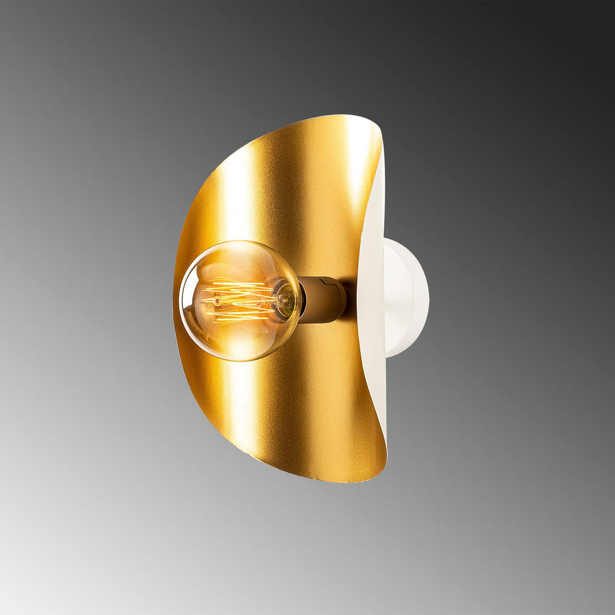 Wall lamps - Wall lamp Gold Metal Echelon - Dimehouse