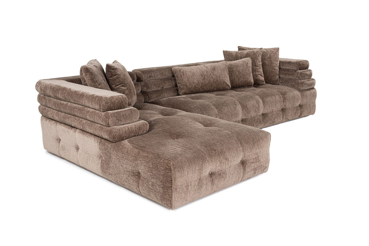 Sofas - Corner sofa Left Boston Gray - Dimehouse