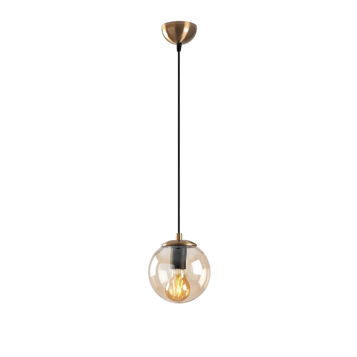 Hanging lamps - Hanging lamp Yellow Glass Comet - Dimehouse