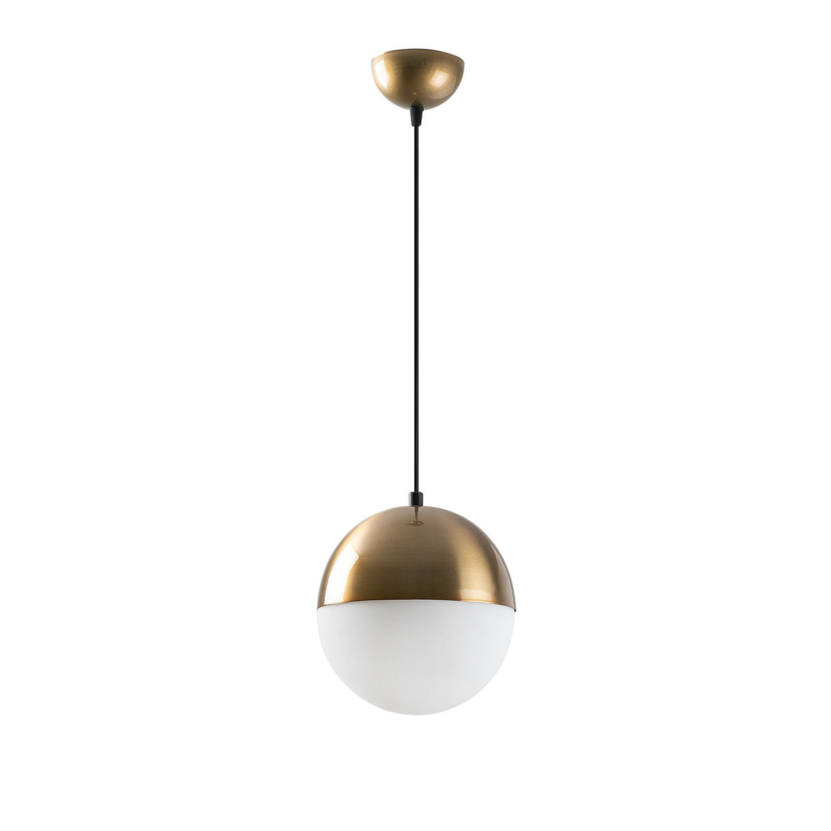 Hanging lamps - Hanging lamp 1 - light White Glass Regal - Dimehouse