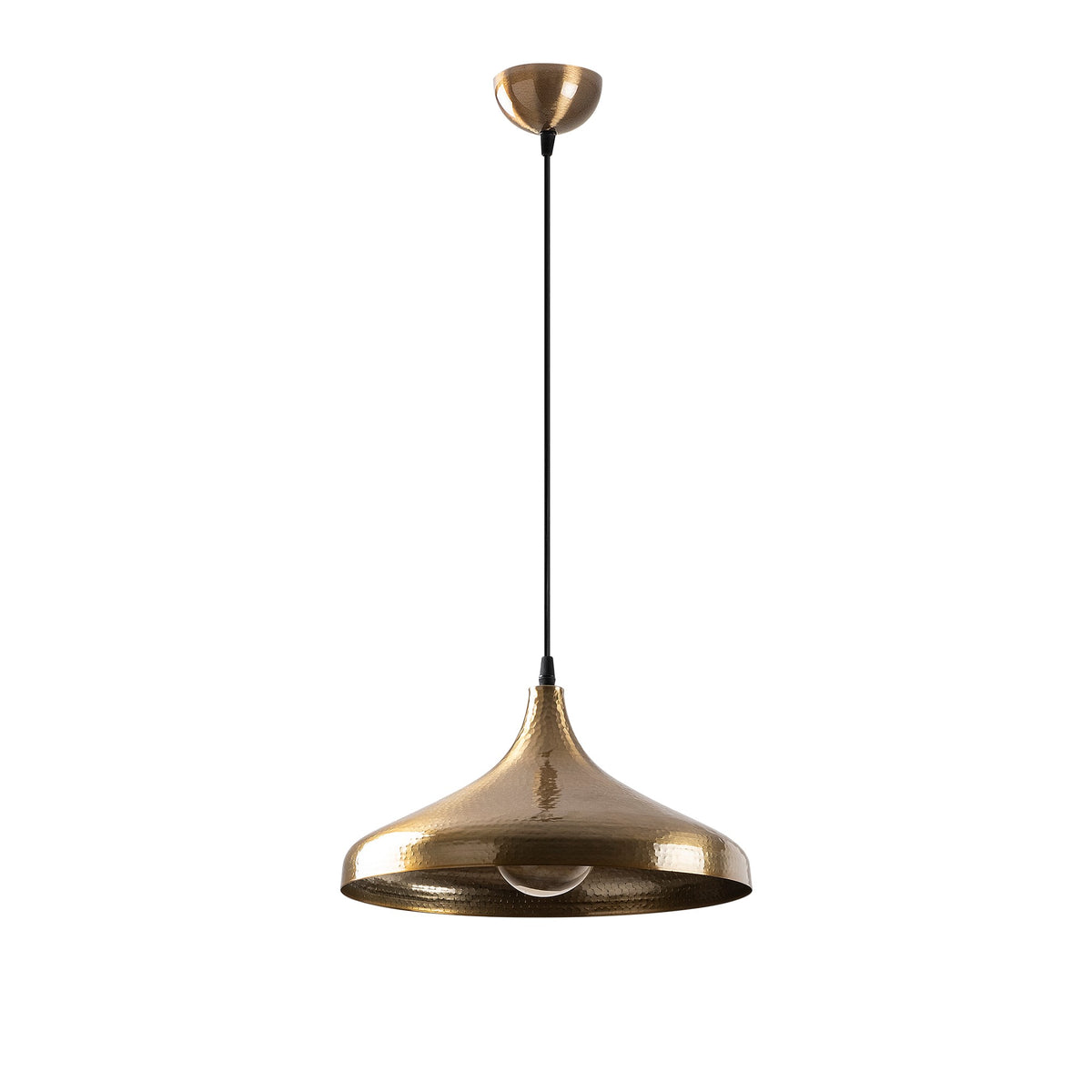 Hanging lamps - Hanging lamp Bronze-coloured Metal Eclipse - Dimehouse