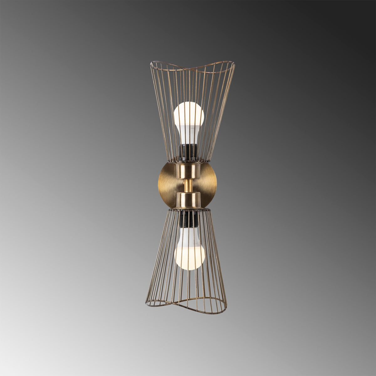 Wall lamps - Wall lamp Bronze-colored Metal Void - Dimehouse