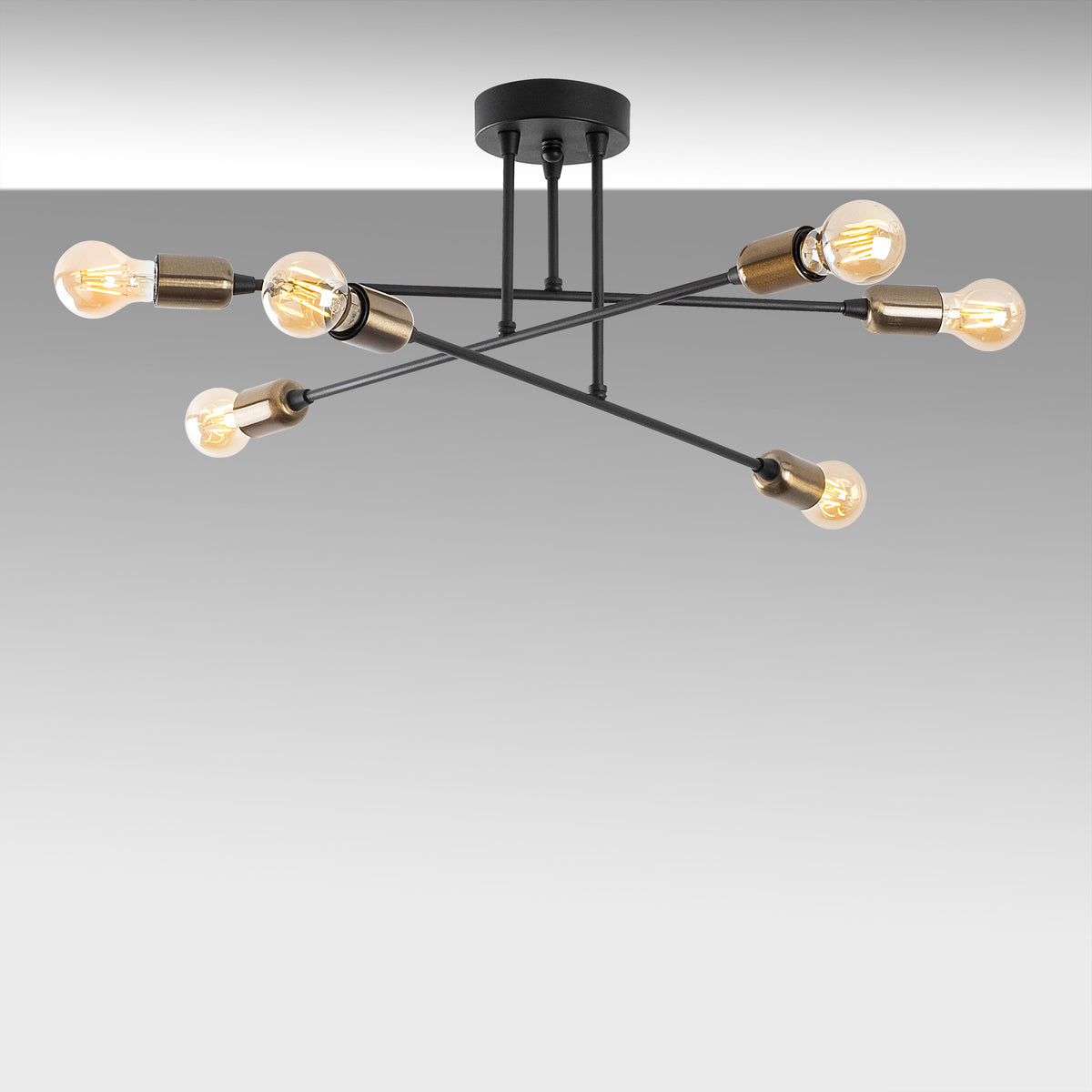 Ceiling lamps - Ceiling lamp Black Metal Jade - Dimehouse