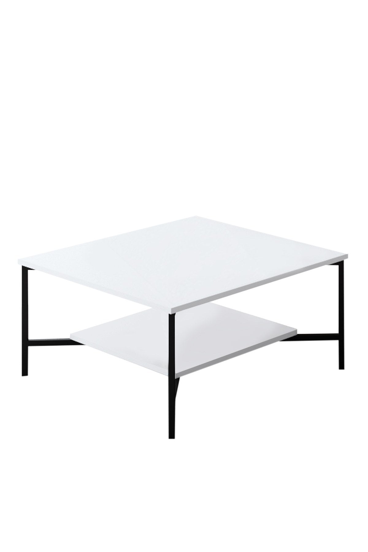Furniture sets - Furniture set White - Black - Chrome Line - Coffee table + TV Furniture - Dimehouse