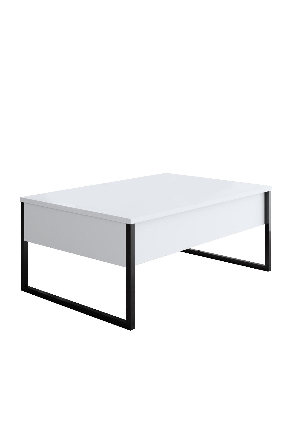 Furniture Sets - Furniture Set White Luxury - Coffee Table + TV Furniture + Dresser - Black Frame - Dimehouse