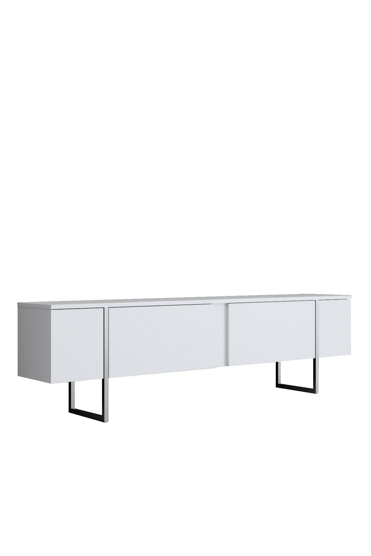 Furniture sets - Furniture set White Luxury - Coffee table + TV Furniture + Dresser Luxury - Silver Frame - Dimehouse