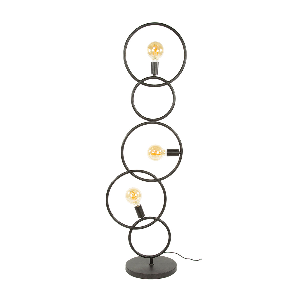 Floor lamps - Black floor lamp 3 - industrial light 140 cm - Dimehouse