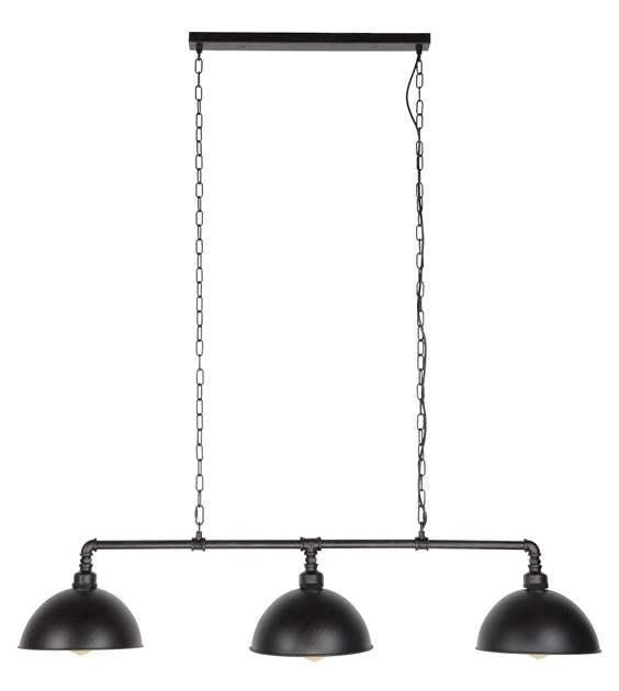 Hanging lamp Abby DH Interior Black LxWxH 106x31x28 Black White photo front view
