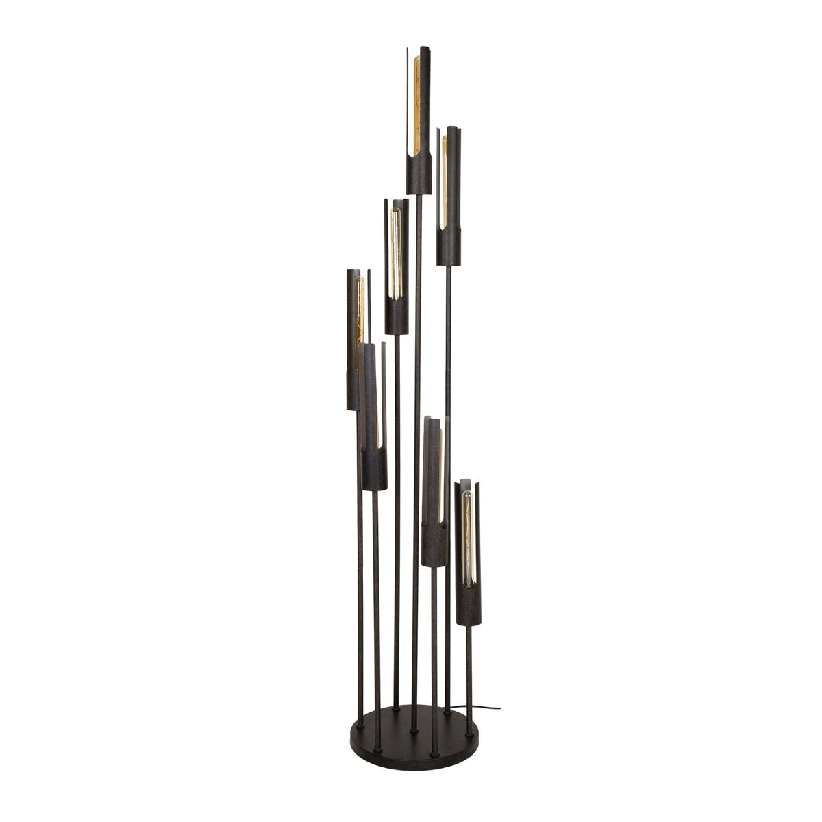 Floor lamps - Floor lamp Judy 7 - light stepped black - Dimehouse
