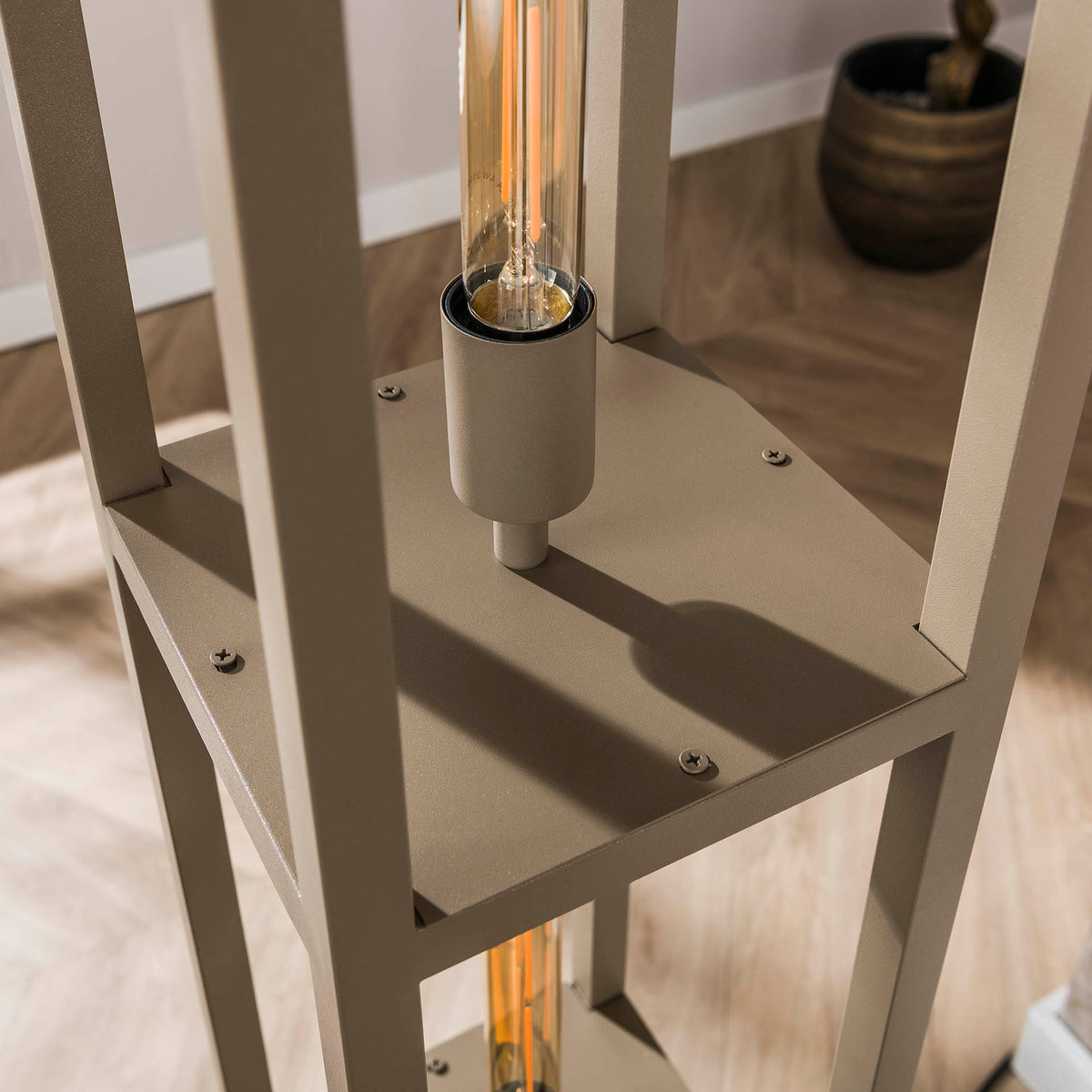 Floor lamps - Design floor lamp Ardon 4 - light Beige 160 cm - Dimehouse