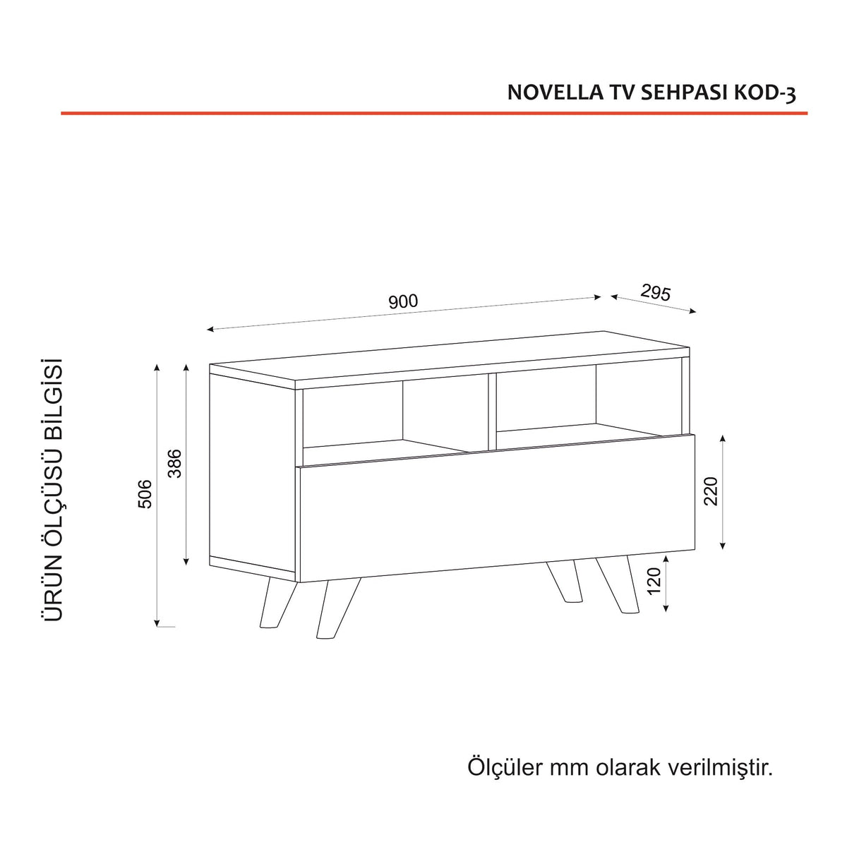 TV Furniture - TV Furniture Novella White Walnut Melamine 90x50.6x29.5 cm - Dimehouse