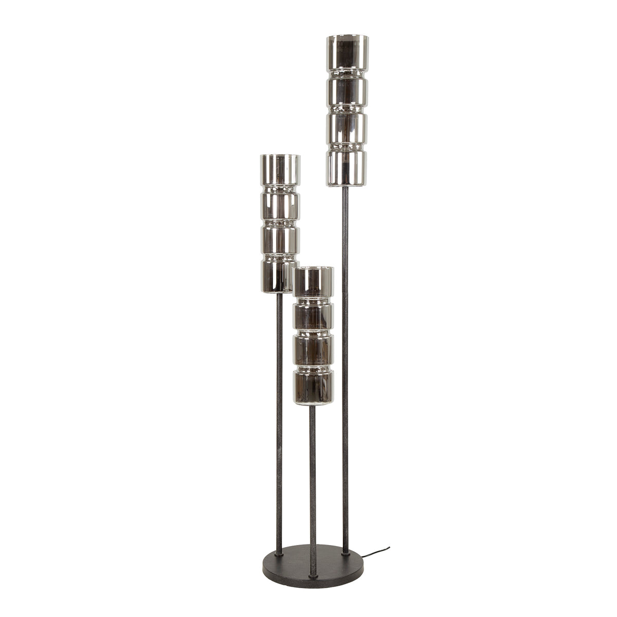 Floor lamps - Floor lamp Kik 3 - slightly stepped cylinder glass - Dimehouse