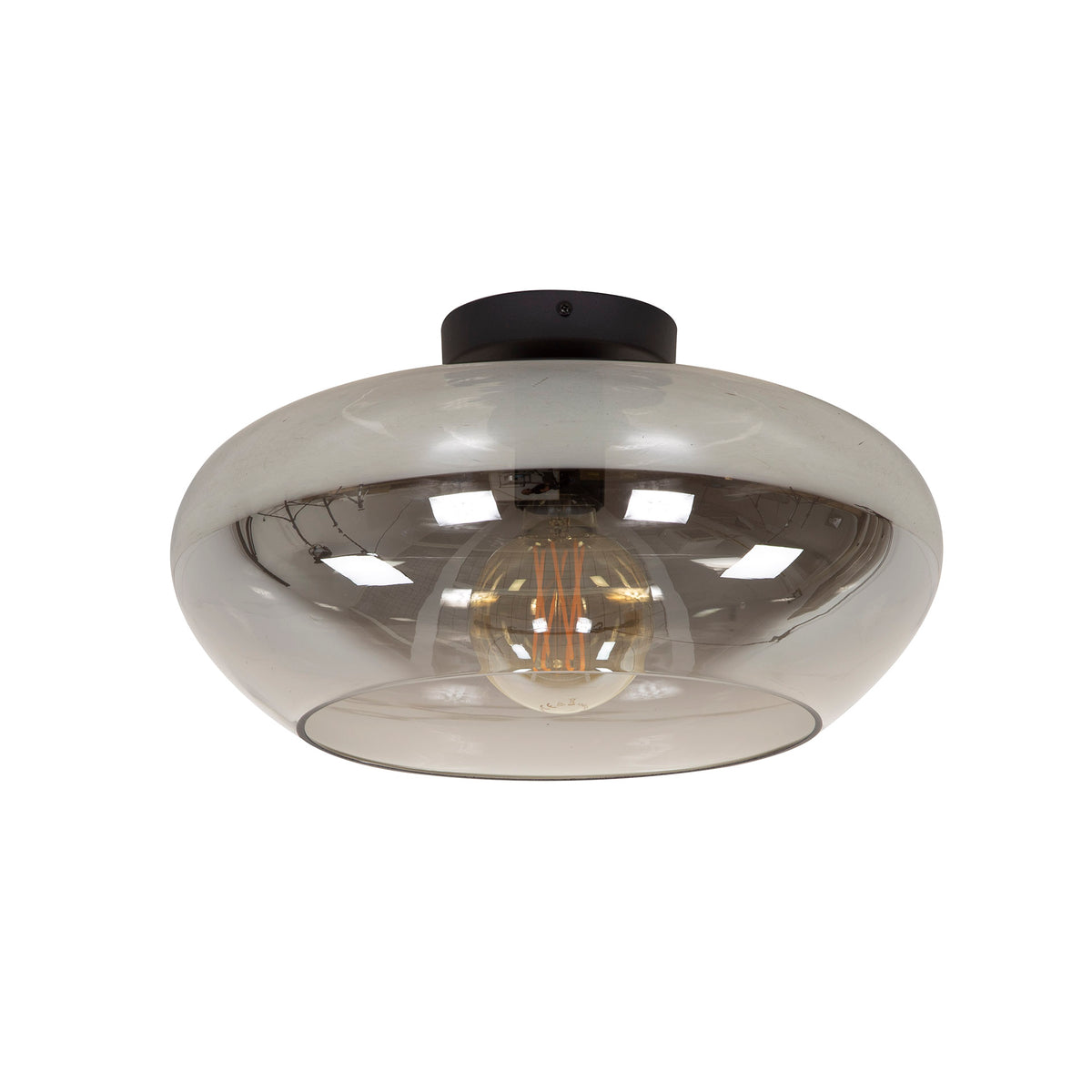 Ceiling lamps - Ceiling lamp Phil 1 - light chrome glass - Dimehouse