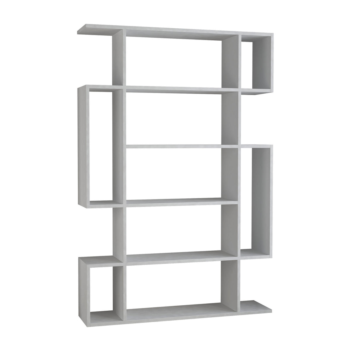 Bookcases - Bookcase Mito White Melamine 110x161x25.5 cm - Dimehouse