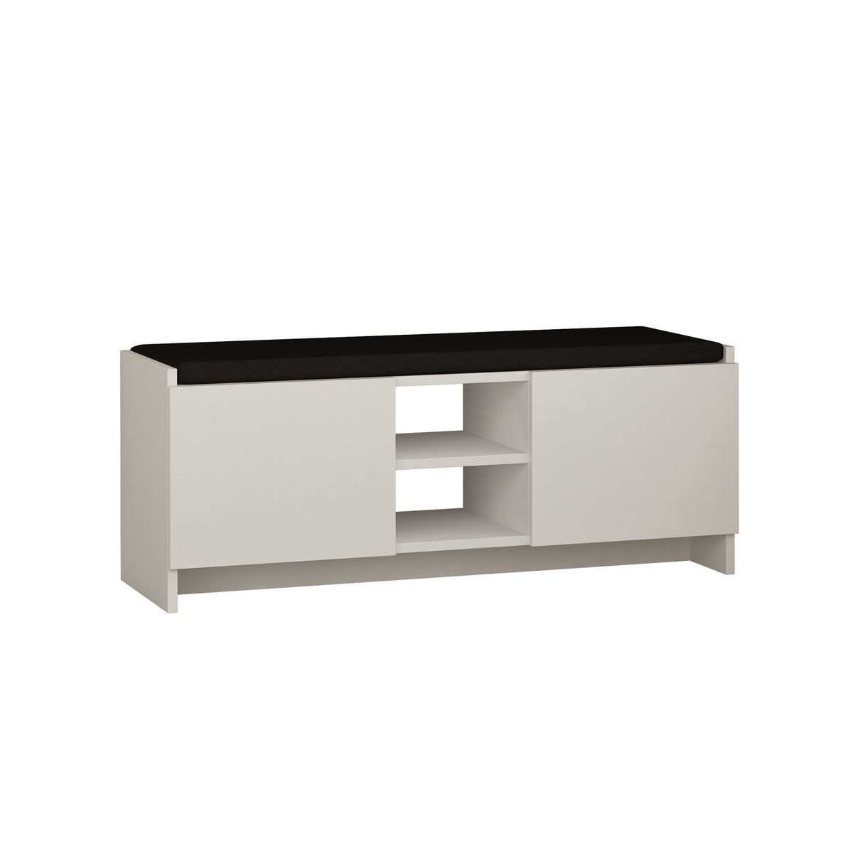 Shoe cabinets - Shoe cabinet White Melamine - six compartments - 110x43x37 cm - Zulla - Dimehouse